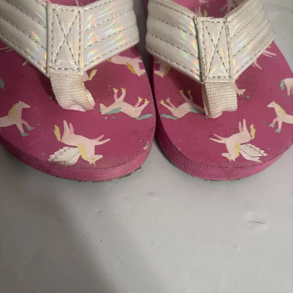 Toddler Girls Flip Flops Size M‎ 7/8
